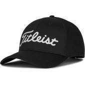 Titleist Players Performance Ball Marker Adjustable Golf Hats in Black with white script