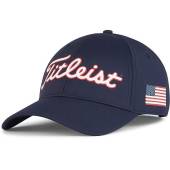 Titleist Players Performance Adjustable Golf Hats - Limited Edition Stars & Stripes in Navy with white and red accents