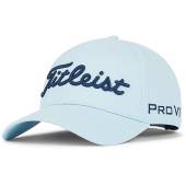 Titleist Tour Performance Adjustable Golf Hats in Sky blue with navy script