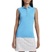 Peter Millar Women's Performance Sleeveless Golf Shirts - Cyan in Cyan blue