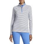 Peter Millar Women's Perth Raglan Dot Stripe Quarter-Zip Golf Pullovers