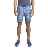 Peter Millar Crown Crafted Surge Performance Floral Print Golf Shorts - Tour Fit in Galaxy blue with floral print