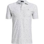 G/Fore Neutral Floral Golf Shirts in White with floral print