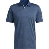 Adidas Contrast Stripe Golf Shirts in Crew navy