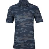 TravisMathew Heater Camo Golf Shirts - ON SALE in Blue nights camo