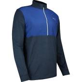 Puma Cloudspun WRMLBL Quarter-Zip Golf Pullovers in Blazing blue