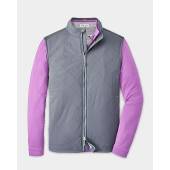 Peter Millar Fuse Elite Hybrid Full-Zip Golf Vests in Iron grey