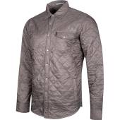Criquet Quilted Button-Down Golf Jackets - ON SALE in Light grey
