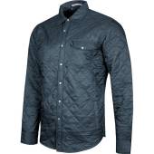 Criquet Quilted Button-Down Golf Jackets in Slate blue