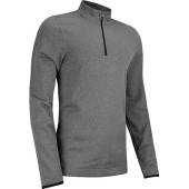 Nike Therma-FIT Victory Quarter-Zip Golf Pullovers in Heather black