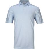 Peter Millar Hardtop Haven Performance Jersey Golf Shirts in Light blue with novelty car print