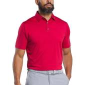 FootJoy Solid Lisle Golf Shirts in Crimson