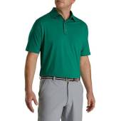 FootJoy Solid Lisle Golf Shirts in Forest green
