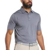 FootJoy Solid Lisle Golf Shirts in Heather charcoal