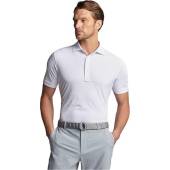 Peter Millar Crown Crafted Soul Performance Mesh Golf Shirts - Tour Fit in White