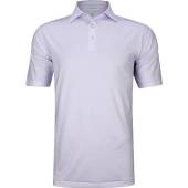 Peter Millar Rizzo Performance Jersey Golf Shirts in Moonflower purple with subtle print
