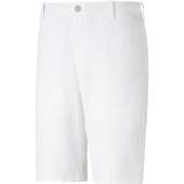 Puma Dealer 10" 5-Pocket Golf Shorts in White glow