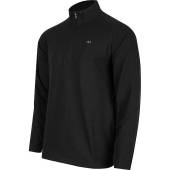 TravisMathew Upgraded Quarter-Zip Golf Pullovers in Black