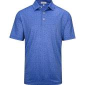 Peter Millar Fairway Free For All Performance Jersey Golf Shirts in Purple rose with novelty print