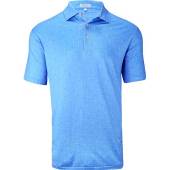 Peter Millar Skull In One Performance Jersey Golf Shirts in Bonnet blue with skull print
