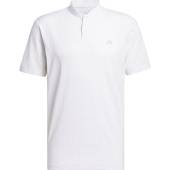 Adidas Sport Stripe Golf Shirts in White with light grey two stripes