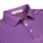 henry dean Spinner Geo Print Performance Knit Golf Shirts - Tailored Fit