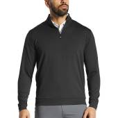 FootJoy Approach Quarter-Zip Golf Pullovers in Black