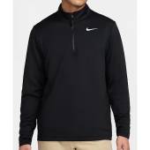 Nike Dri-FIT Victory Therma Flex Half-Zip Golf Pullovers in Black