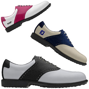 FootJoy Spikeless ICON MyJoys - Professional Traditional Saddle Custom Golf Shoes - GONE FOREVER