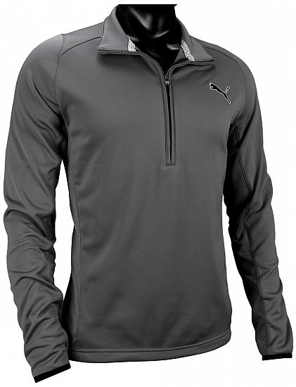 Puma Quarter-Zip Solid Golf Pullovers - CLEARANCE