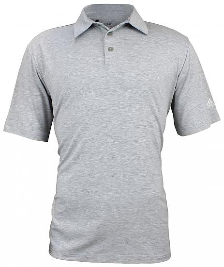 Adidas ClimaLite Heathered Golf Shirts - CLOSEOUTS