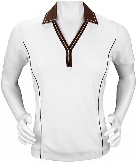EP Pro Women's Tour-Tech Micro Waffle Jacquard Golf Shirts - CLEARANCE