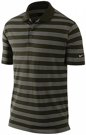 Nike Dri-FIT Stretch Tech Core Stripe Golf Shirts - CLOSEOUTS CLEARANCE