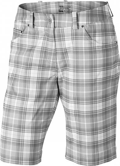 Nike Women's Dri-FIT Modern Rise Plaid Golf Shorts - CLOSEOUTS