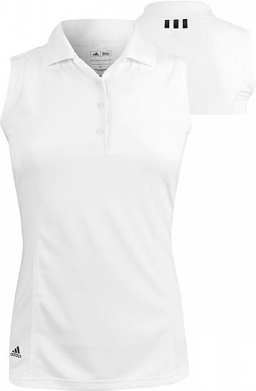 Adidas Women's Puremotion Solid Sleeveless Golf Shirts - FINAL CLEARANCE