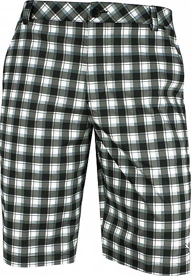 Puma Plaid Tech Golf Shorts - CLEARANCE