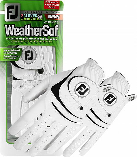 FootJoy WeatherSof 2-Pack Women's Golf Gloves - ON SALE