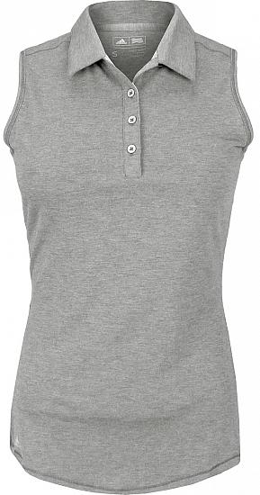 Adidas Women's Essentials Heather Sleeveless Golf Shirts - CLEARANCE