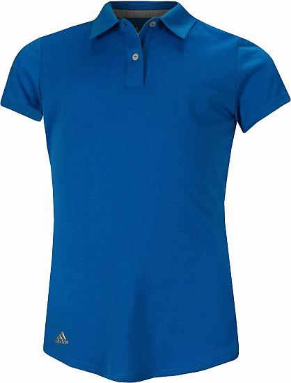 Adidas Girl's Essentials Heathered Junior Golf Shirts - ON SALE