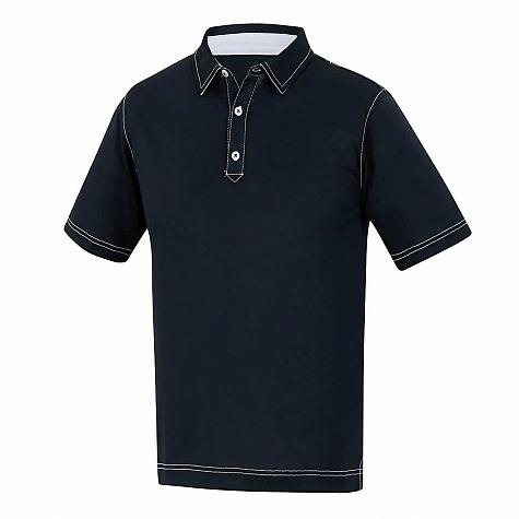 FootJoy Stretch Pique Contrast Stitch Junior Golf Shirts - FJ Tour Logo Available
