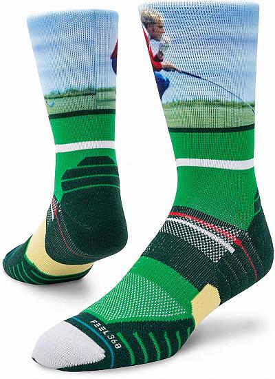 Stance Fashion Photo Print Athletic Crew Golf Socks