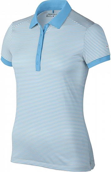 Nike Women's Dri-FIT Victory Stripe Golf Shirts - Previous Season Style - HOLIDAY SPECIAL