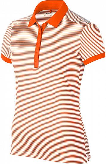 Nike Women's Dri-FIT Victory Stripe Golf Shirts - ON SALE