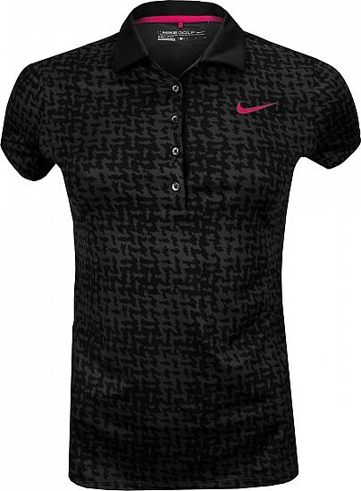 Nike Women's Dri-FIT Print 2.0 Golf Shirts - CLOSEOUTS CLEARANCE