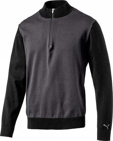 Puma Tailored Quarter-Zip Block Golf Sweaters - ON SALE!