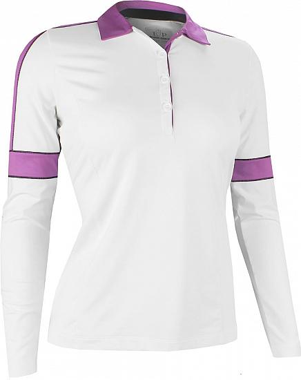 EP Pro Women's Tour-Tech Color Blocked Long Sleeve Golf Shirts - ON SALE