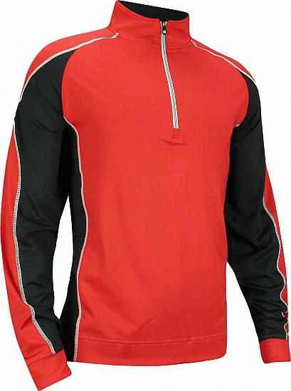 FootJoy Mixed Texture Half-Zip Golf Pullovers - FJ Tour Logo Available