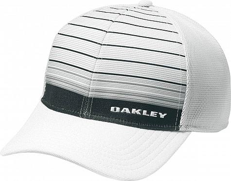 Oakley Silicon Bark Trucker 4.0 Print Fitted Golf Hats - ON SALE!