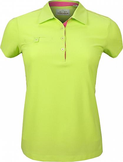 EP Pro Women's Tour-Tech Contrast Trim Golf Shirts - CLEARANCE