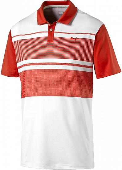 Puma DryCELL Patternblock Junior Golf Shirts - ON SALE!